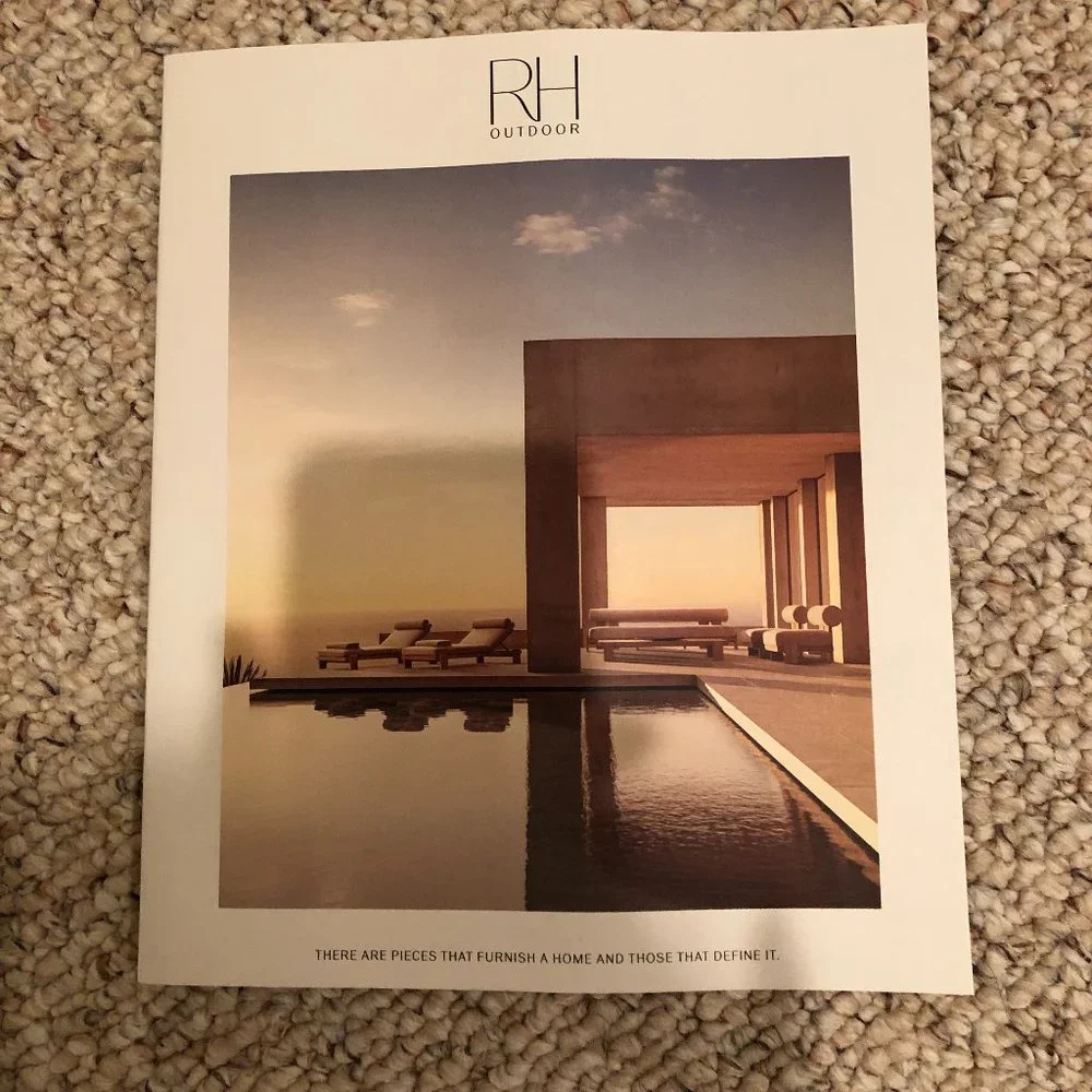 Restoration Hardware Outdoor Catalog